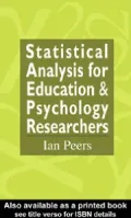 Statistical Analysis for Education and Psychology Researchers