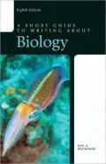 A Short Guide to Writing about Biology