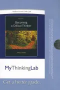 Becoming a Critical Thinker, Student Access Code Card