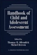 Handbook of Child and Adoloscent Assessment
