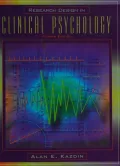 Research Design in Clinical Psychology