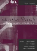 Educating Students with Behavior Disorders