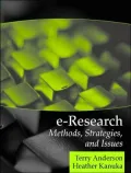 E-Research: Methods, Strategies, and Issues