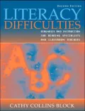 Literacy Difficulties: Diagnosis and Instruction for Reading Specialists and Classroom Teachers