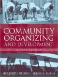 Community Organizing and Development