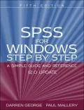 Spss For Windows Step By Step A Simple Guide And Reference 12.0 Update