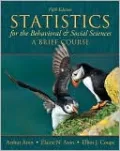 Statistics for The Behavioral and Social Sciences