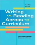 Writing and Reading Across the Curriculum