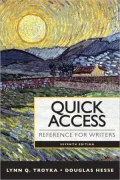 Quick Access Reference for Writers