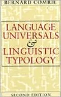 Language Universals and Linguistic Typology; Syntax and Morphology