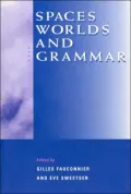 Spaces, worlds, and grammar