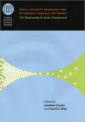 Social Security Programs and Retirement around the World: The Relationship to Youth Employment