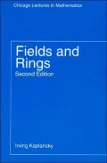 Fields and Rings