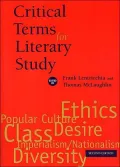 Critical Terms for Literary Study