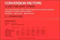 Conversion Factors: SI Units and Many Others