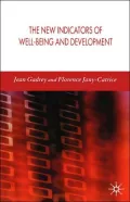 The New Indicators Of Well-Being And Development