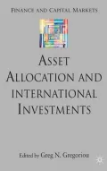 Asset Allocation and International Investments