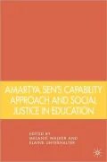 Amartya Sen's Capability Approach and Social Justice in Education