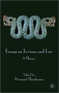 Essays on Levinas and Law: A Mosaic