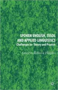 Spoken English, Tesol And Applied Linguistics