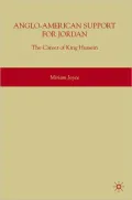 Anglo-American Support for Jordan: The Career of King Hussein