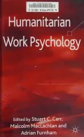 Book cover of Humanitarian Work Psychology