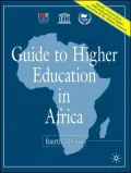 Guide to Higher Education in Africa: Fourth Edition