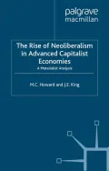The Rise of Neoliberalism in Advanced Capitalist Economies: A Materialist Analysis