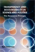 Transparency And Accountability In Science And Politics