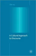 A Cultural Approach To Discourse