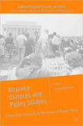 Africana Cultures and Policy Studies: Scholarship and the Transformation of Public Policy
