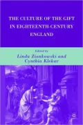 Culture of the Gift in Eighteenth-Century England