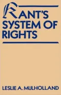 Kant's System Of Rights