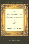 The Philosophical Disenfranchisement of Art