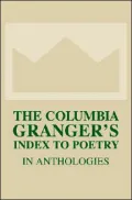 The Columbia Granger's Index to Poetry in Anthologies: Thirteenth Edition