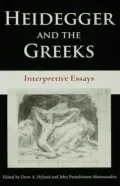 Heidegger and the Greeks