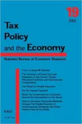 Tax Policy and the Economy, Volume 19