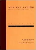 As I Was Saying, Volume 1: Texas, Pre-Texas, Cambridge