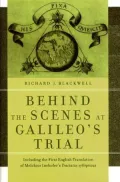 Behind the Scenes at Galileo's Trial: Including the First English Translation of Melchior Inchofer's Tractatus Syllepticus
