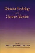 Book cover of Character Psychology and Character Education