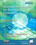 Quantitative Methods for Business and Economics