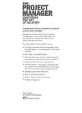 Project Manager, 2nd edition