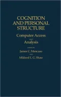 Cognition and Personal Structure