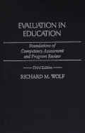 Evaluation in Education Foundations of Competency Assessment and Program Review
