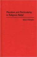 Pluralism and Particularity in Relgious Belief