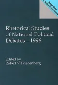 Rhetorical studies of national political debates-- 1996
