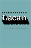 Interpreting Lacan, Vol. 6