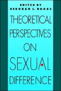 Theoretical Perspectives on Sexual Difference