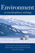 Book cover of Environment: An Interdisciplinary Anthology