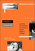 Masterclass: Learning, Teaching and Curriculum in Taught Master's Degrees